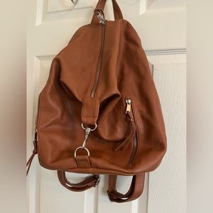 Tan backpack